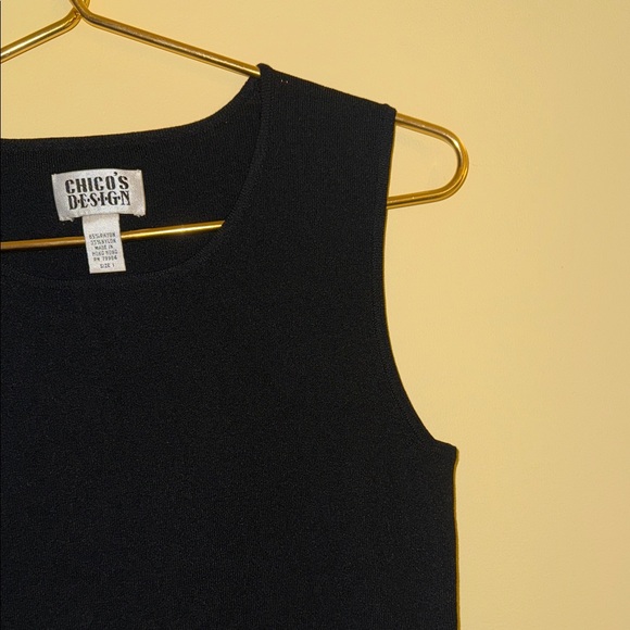Chico’s Women’s Black Tank Top - Picture 3 of 8